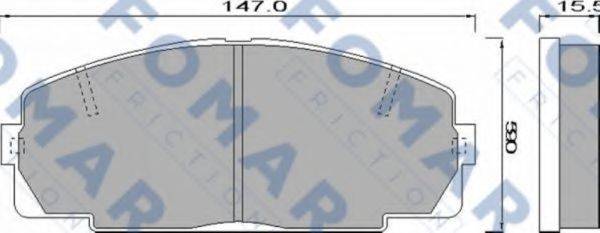 FOMAR FRICTION FO 489481