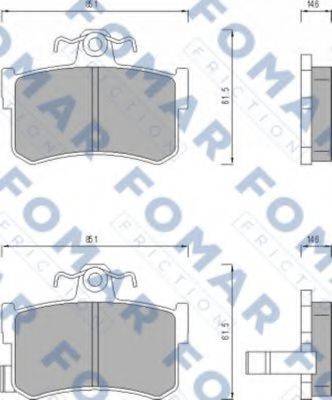 FOMAR FRICTION FO 491381