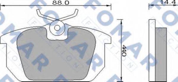 FOMAR FRICTION FO 493881