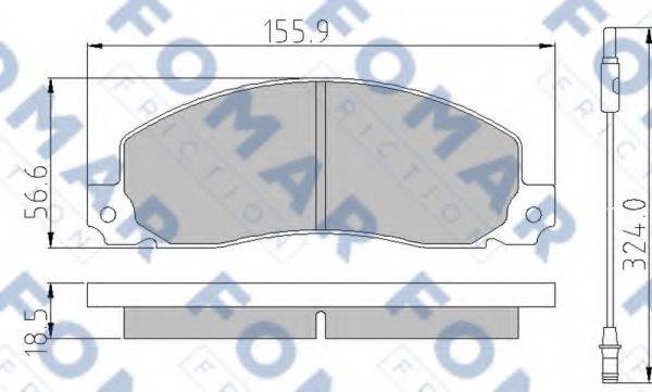 FOMAR FRICTION FO 499681