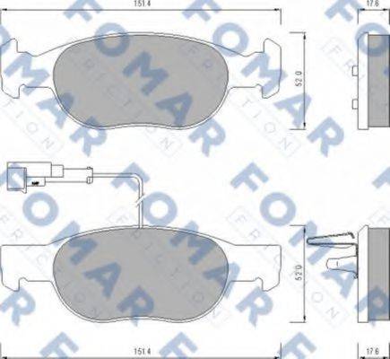 FOMAR FRICTION FO 624381