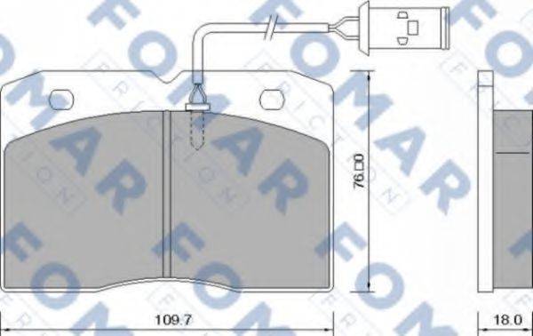 FOMAR FRICTION FO 628281