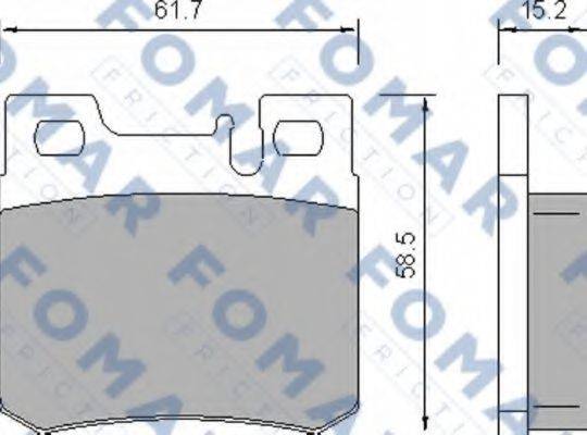 FOMAR FRICTION FO 639281