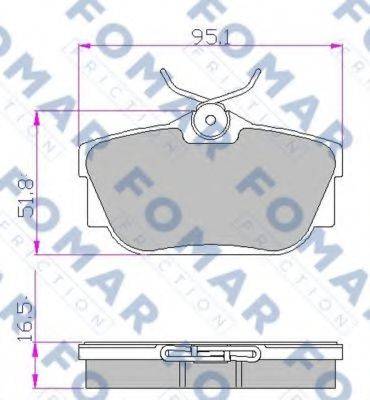 FOMAR FRICTION FO 646881
