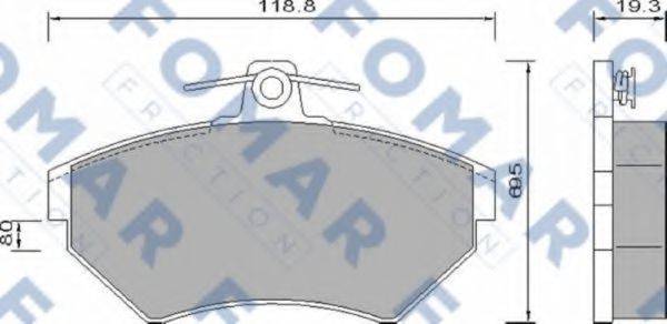 FOMAR FRICTION FO 647681