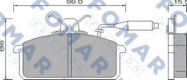 FOMAR FRICTION FO 654781