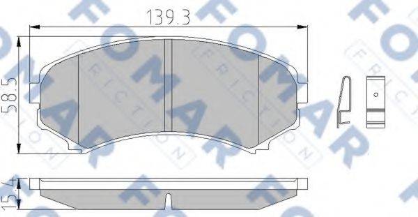 FOMAR FRICTION FO 663681