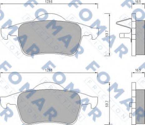 FOMAR FRICTION FO 669081