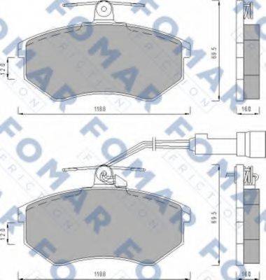 FOMAR FRICTION FO 670281