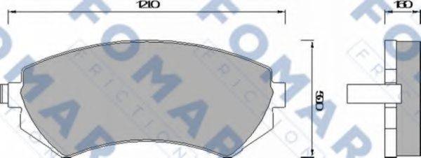 FOMAR FRICTION FO 679481
