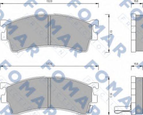 FOMAR FRICTION FO 679881
