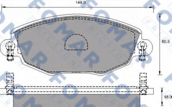FOMAR FRICTION FO 684581