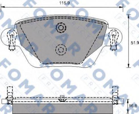 FOMAR FRICTION FO 684681