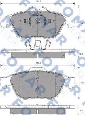 FOMAR FRICTION FO 686281