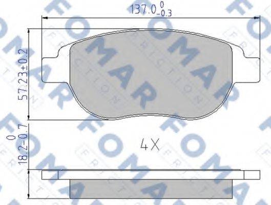 FOMAR FRICTION FO 687381