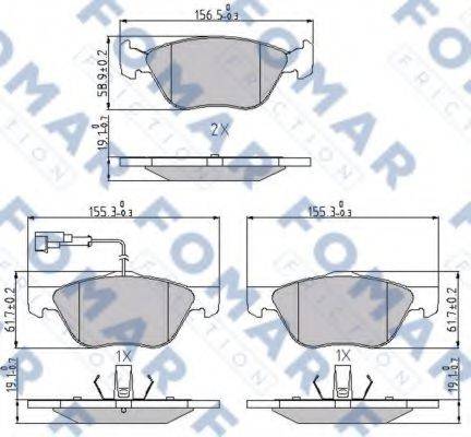 FOMAR FRICTION FO 688781