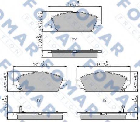 FOMAR FRICTION FO 689781