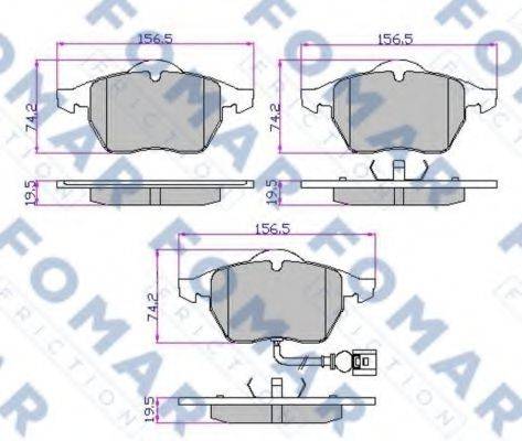 FOMAR FRICTION FO 692581