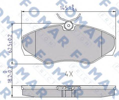 FOMAR FRICTION FO 692681