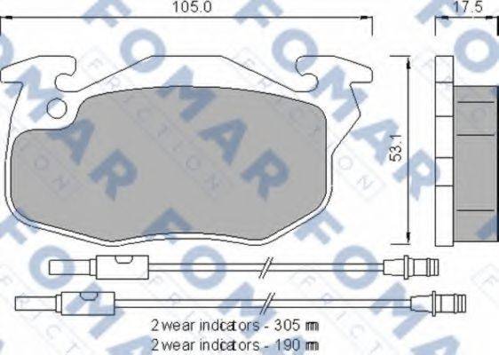 FOMAR FRICTION FO 721281