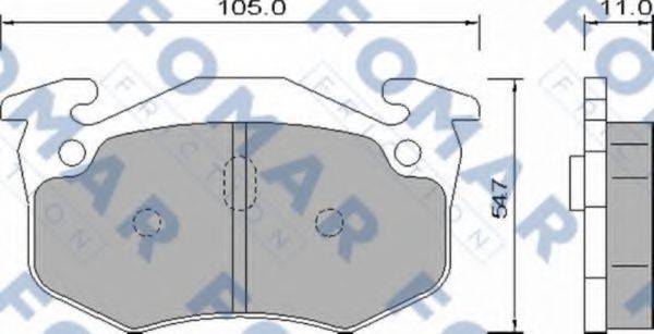 FOMAR FRICTION FO 742881