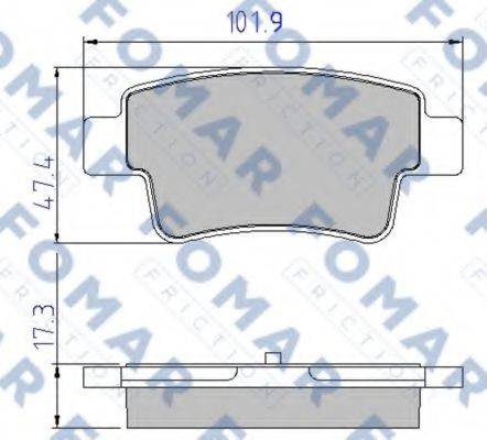 FOMAR FRICTION FO 832981