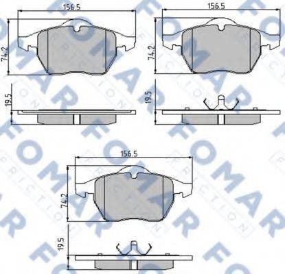 FOMAR FRICTION FO 838181