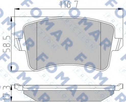 FOMAR FRICTION FO 857581