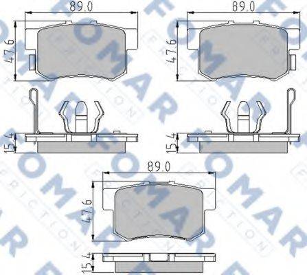 FOMAR FRICTION FO 860781
