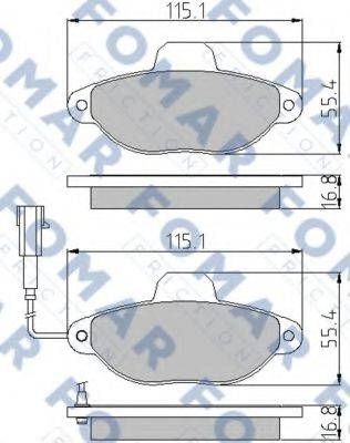 FOMAR FRICTION FO 861181