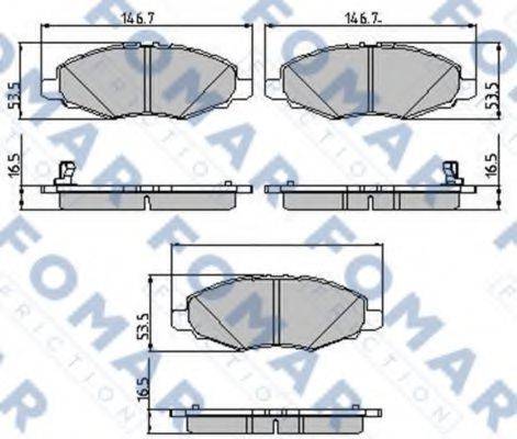FOMAR FRICTION FO 872281