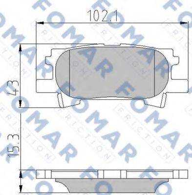 FOMAR FRICTION FO 892781