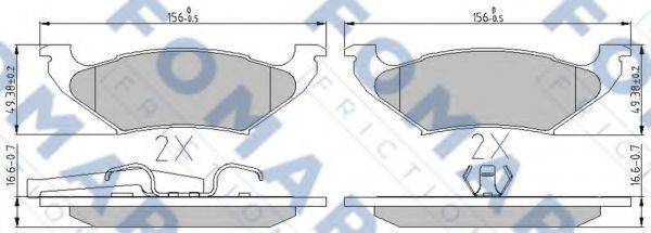 FOMAR FRICTION FO 895481
