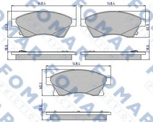 FOMAR FRICTION FO 895681