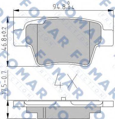 FOMAR FRICTION FO 896181