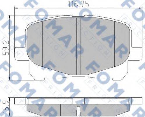 FOMAR FRICTION FO 901181