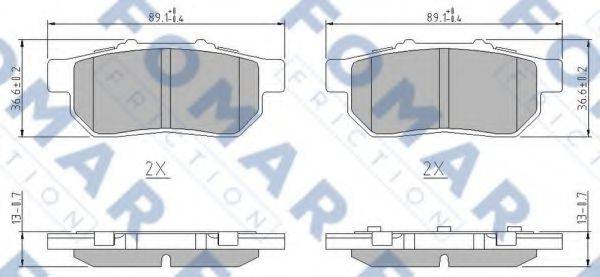 FOMAR FRICTION FO 902681