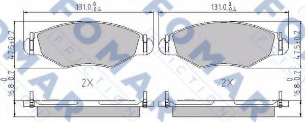 FOMAR FRICTION FO 906881