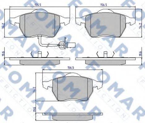 FOMAR FRICTION FO 907181