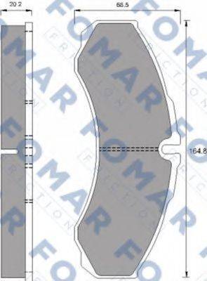 FOMAR FRICTION FO 911481