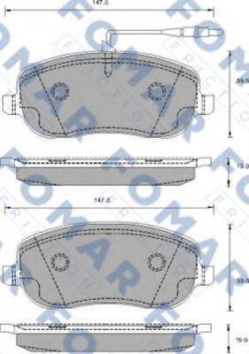 FOMAR FRICTION FO 912881