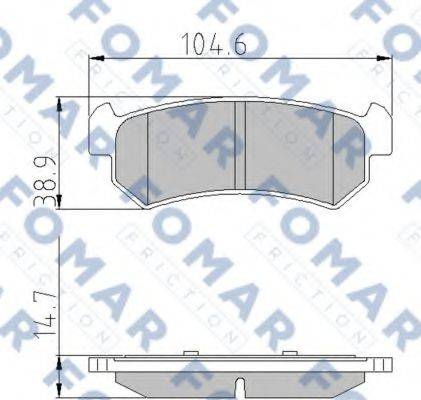 FOMAR FRICTION FO 929781