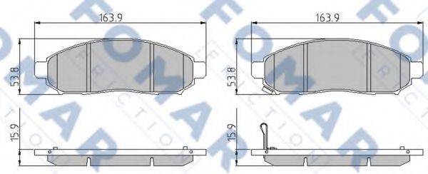 FOMAR FRICTION FO 935081