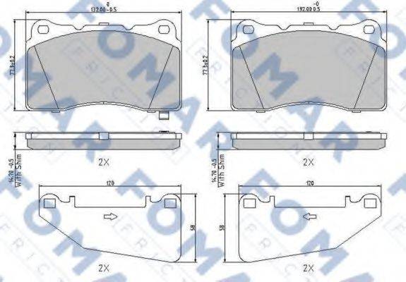 FOMAR FRICTION FO 999381