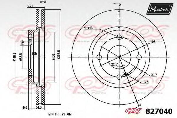 MAXTECH 827040.0000