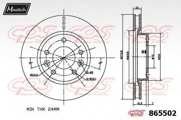 MAXTECH 865502.0000