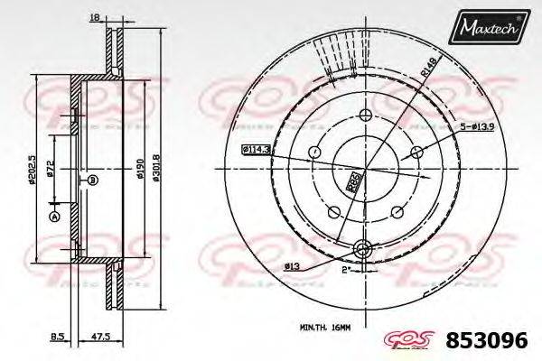 MAXTECH 853096.0000