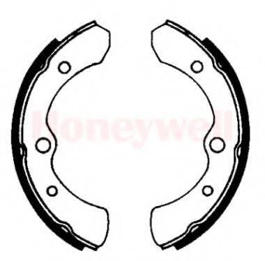 DAIHATSU 4741087202000 Комплект гальмівних колодок