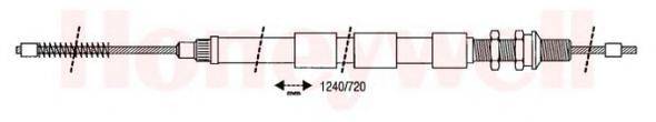 PEX 40103 Трос, стоянкова гальмівна система