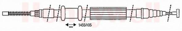 PEX 4.108 Трос, стоянкова гальмівна система
